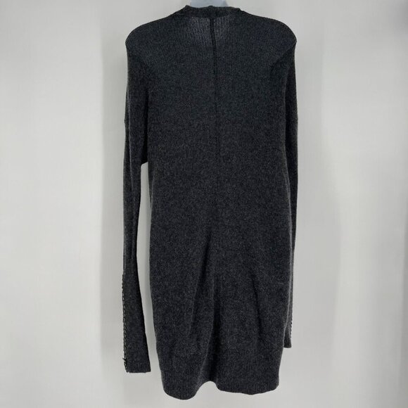 Duffy‎ Cashmere Blend Longline Metal Ring Accent Cardigan Size M - Picture 5 of 10